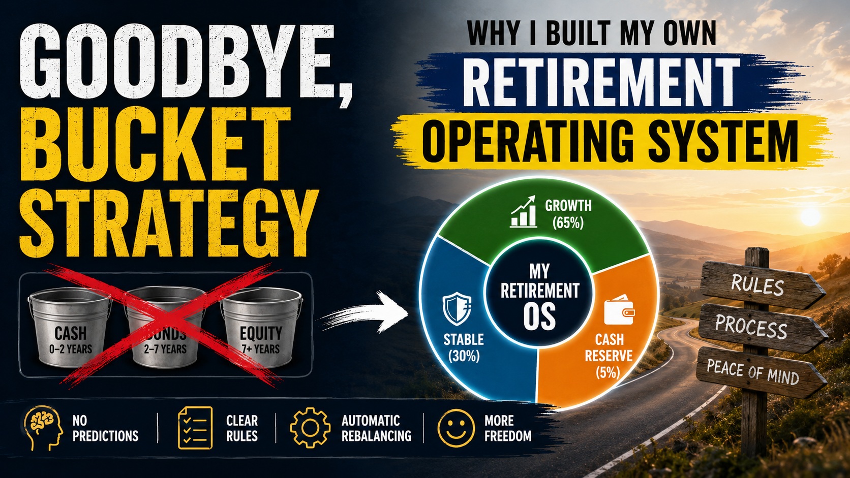 Bucket strategy is dead and I choose my own Retirement Operating system