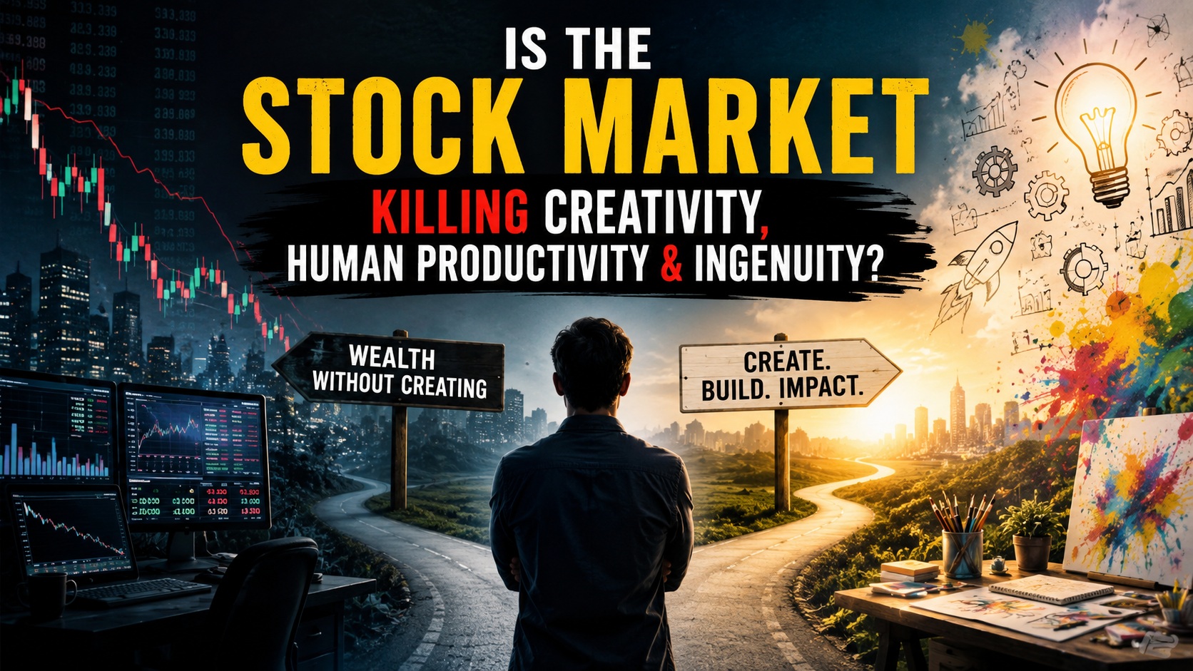 Is Stock Market killing human creativity and productivity